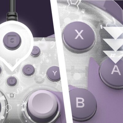 בקר חוטי HoriPad ל-Nintendo Switch 2 בעיצוב Gengar ו-Mimikyu