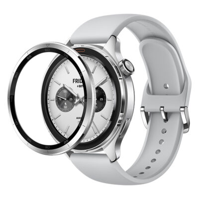 שעון ספורט חכם שיאומי דגם Xiaomi Watch S4 בצבע כסוף