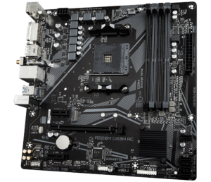 לוח אם Gigabyte A520M DS3H AC 1.4 DDR4 M.2 WIFI BT AM4