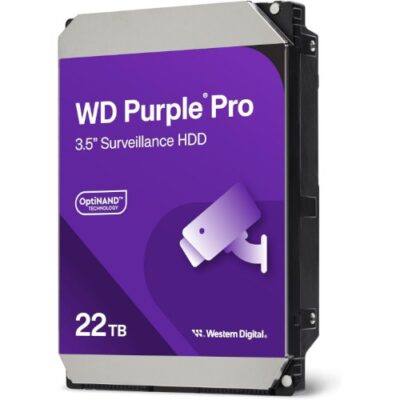 דיסק WD 22TB PURPLE Pro Survailance 512MB Cache 7200 rpm SATA III