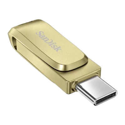 זכרון נייד SanDisk 512GB TYPE-C and Type-A Dual Drive Luxe