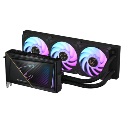 כ.מסך AORUS GeForce RTX 5080 XTREME WATERFORCE 16G 360MM RADIATOR