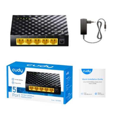 מתג לא מנוהל Cudy GS105D 5 PORT Gigabit Switch