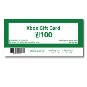 Xbox Gift Card 100ILS