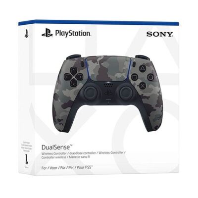 בקר אלחוטי DualSense ל-PlayStation 5 בצבע Gray Camouflage