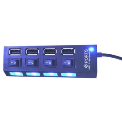 מפצל 4 PORT USB 2.0 אקטיבי כולל חיבור מתח