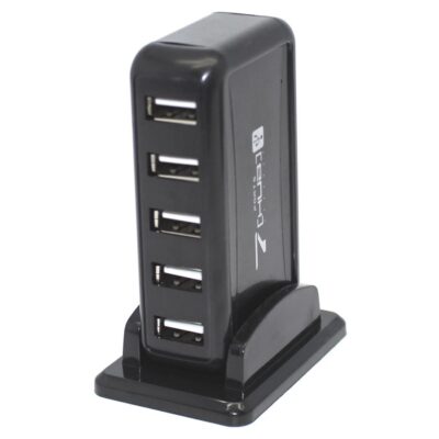מפצל 7 Port USB 2.0 אקטיבי כולל חיבור מתח