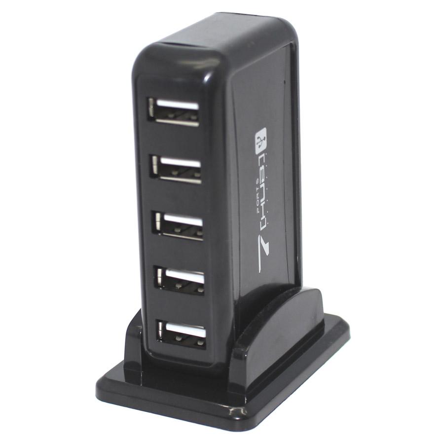מפצל 7 Port USB 2.0 אקטיבי כולל חיבור מתח