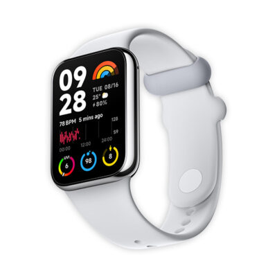 צמיד כושר חכם דגם Xiaomi Smart Band 8 Pro בצבע אפור