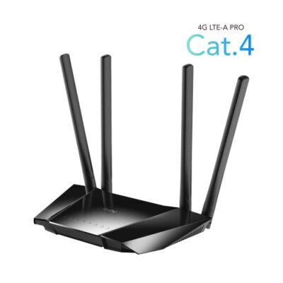 נתב אלחוטי כולל מודם סלולרי Cudy LT400 4G LTE 10/100 300Mbps