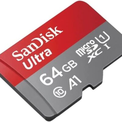 כרטיס זכרון SanDisk 64GB Ultra microSDXC UHS-I Up to 140MB/s C10