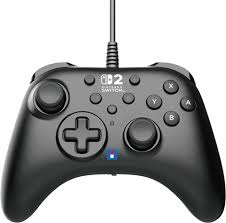 בקר חוטי HoriPad Turbo ל-Nintendo Switch 2 בצבע Blacknas