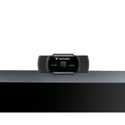 מצלמת אינטרנט Verbatim AWC-01 FHD 1080P Autofocus with Mic
