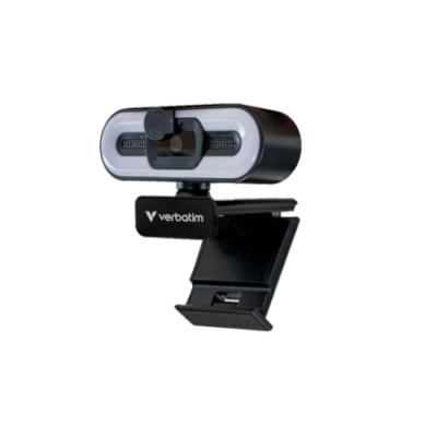 מצלמה Verbatim AWC-02 FHD 1080P Autofocus with Mic and Light