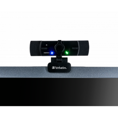 מצלמת אינטרנט Verbatim AWC-03 UHD 4K Autofocus with Dual Mic