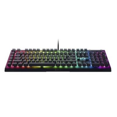 מקלדת גיימינג RAZER BlackWidow V4 X Green Mechanical Switch