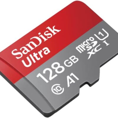 כרטיס זכרון SanDisk 128GB Ultra microSDXC UHS-I Up to 140MB/s C10