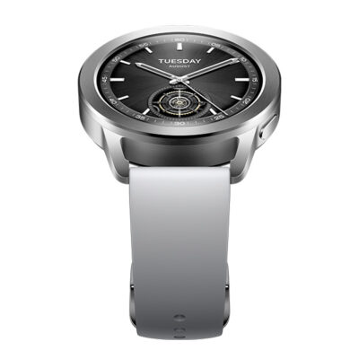 שעון ספורט חכם שיאומי דגם Xiaomi Watch S3 בצבע כסף