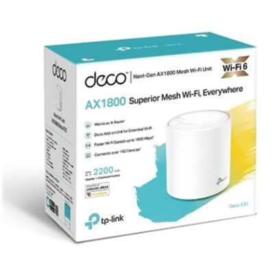 ACCESS POINT DECO X20 AX1800 MESH 1-PACK TP-LINK