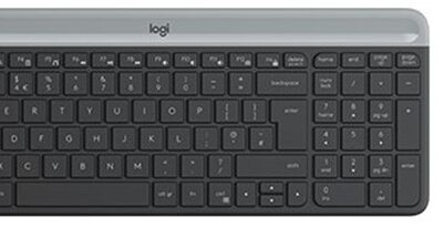 Logitech MK470 Slim Keyboard and Mouse Combo Gray