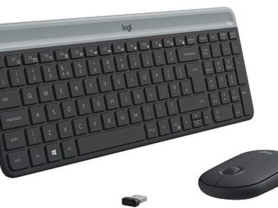 Logitech MK470 Slim Keyboard and Mouse Combo Gray