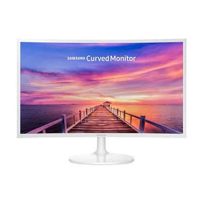 SAMSUNG 27" CURVED C27F391FHR/White