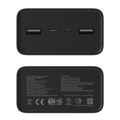 סוללת גיבוי 18W 30000mAh ניידת דגם Xiaomi 18W Power Bank 30000mAh
