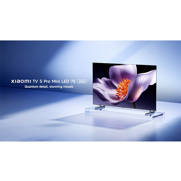 טלוויזיה ''65 Mini LED 4K (2026) שיאומי דגם Xiaomi TV S Pro MiniLED 65'' (2026)