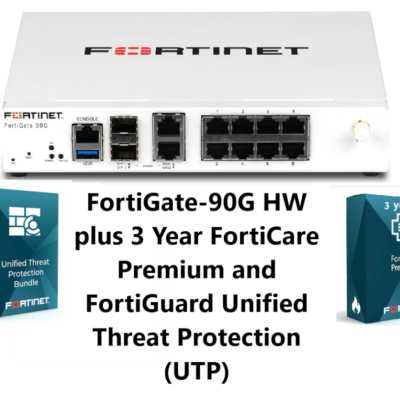 באנדל מכשיר ושירות Fortigate-90G Plus 3Y FortiCare Prem and UTP