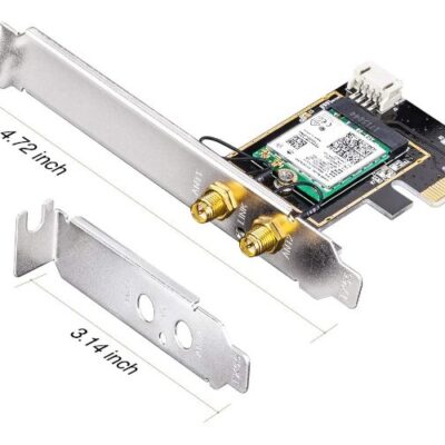 כ.רשת אלחוטי Cudy WE3000 AX200 WIFI 6 Bluetooth 5.2 PCI-E