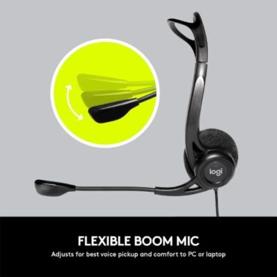 אוזניות ומיקרופון Logitech 960 USB HEADSET