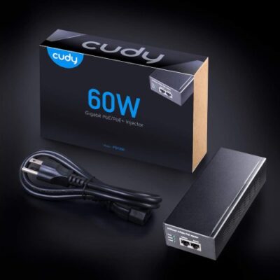 מזרק Cudy 60W Gigabit PoE Injector Adapter up to 100 Meters