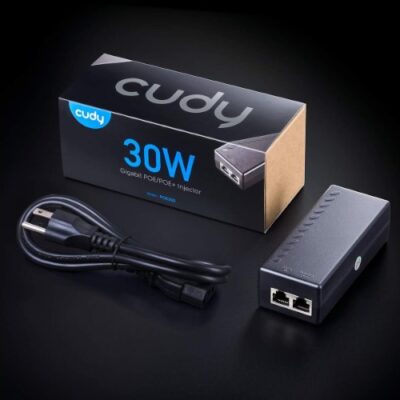 מזרק Cudy 30W Gigabit PoE Injector Adapter up to 100 Meters