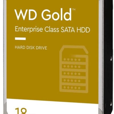 דיסק קשיח פנימי לנייח WD GOLD 18TB 512MB 7200rpm 3.5 SATA3 6GB/PS