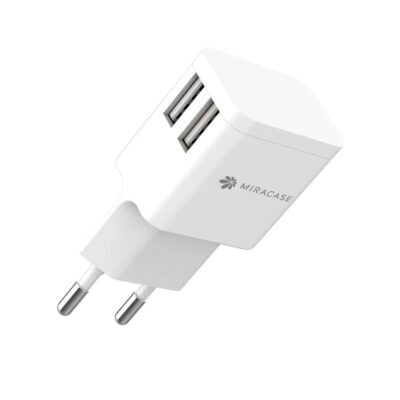 מטען קיר שתי יציאות USB Туpе-А miracase