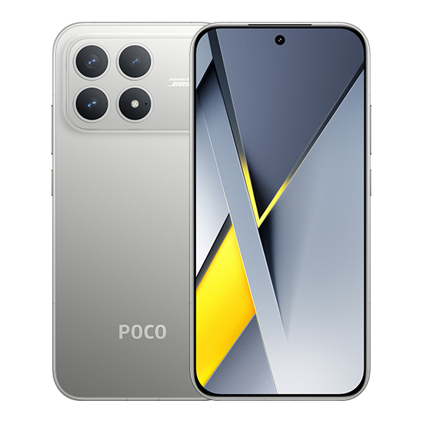 סמארטפון POCO F8 Pro 5G גרסה 12GB+512GB בצבע כסוף