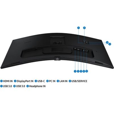 SAMSUNG 34" CURVED HDMI/DP/Type-C 90W/SPEAKERS/RJ45