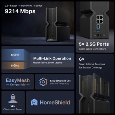 ROUTER Archer BE550 Wi-Fi 7 TP-LINK