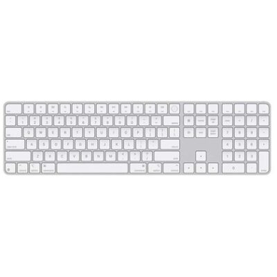 Apple Magic Keyboard with Touch ID and Numeric Keypad Hebrew - White