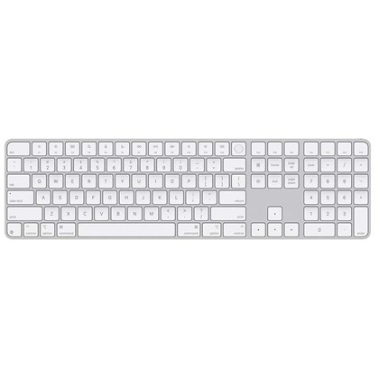 Apple Magic Keyboard with Touch ID and Numeric Keypad Hebrew - White