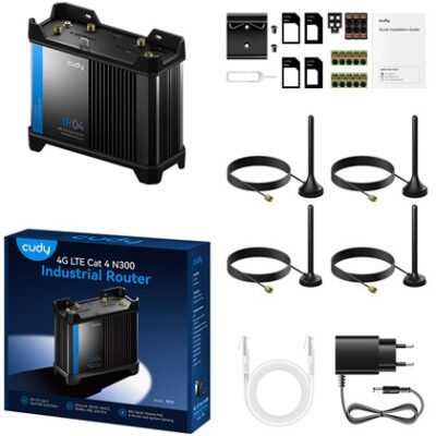 ROUTER 4G LTE Cat. 4 N300 Industrial Wi-Fi CUDY