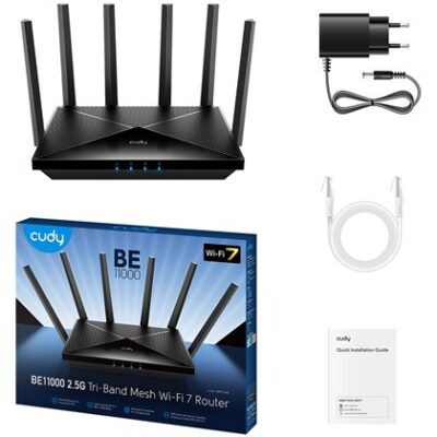 ROUTER BE6500 2.5GB Wi-Fi 7 WR650 Cudy