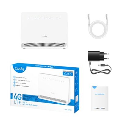 ROUTER 4G LTE-Cat6 AC1200 Dual-Band Wi-Fi LT700E Cudy
