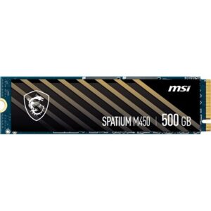 MSI SSD 500GB SPATIUM M450 PCIe 4.0 NVMe M.2 2280 5Y