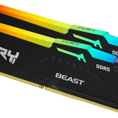 ז.לנייח KINGSTON FURY BEAST RGB 32GB 2X16GB 6000MHZ CL36 EXPO/XMP