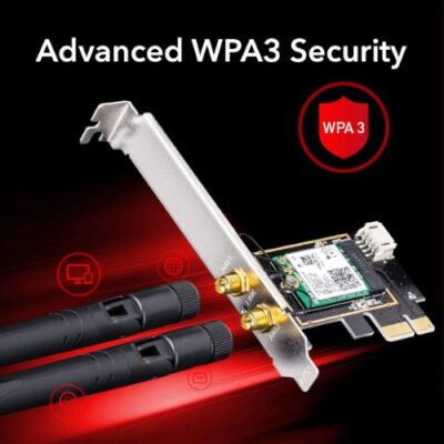 כ.רשת אלחוטי Cudy WE3000 AX200 WIFI 6 Bluetooth 5.2 PCI-E