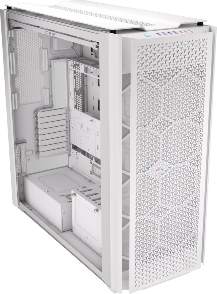 מארז לבן Corsair 9000D Airflow E-ATX Super-Tower Type-C InfiniRai