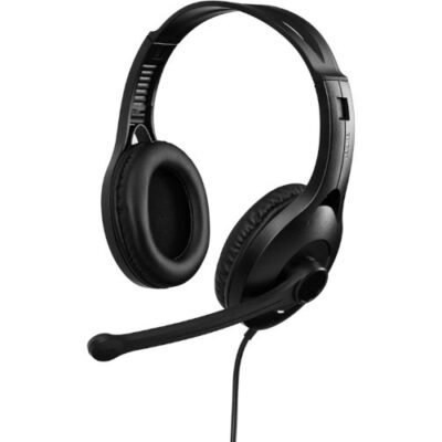 אוזניות BLACK  EDIFIER K800 WITH MICROPHONE USB