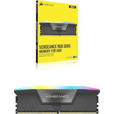 זכרון לנייח DDR5 6000MHz C36 AMD EXPO  Corsair Vengeance RGB 16GB
