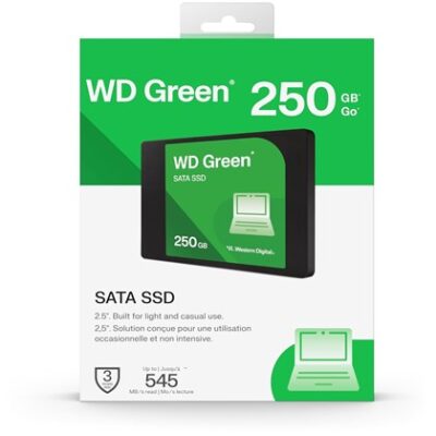 WD Green 2.5"/7 mm cased SSD 250GB WDS250G5G0A